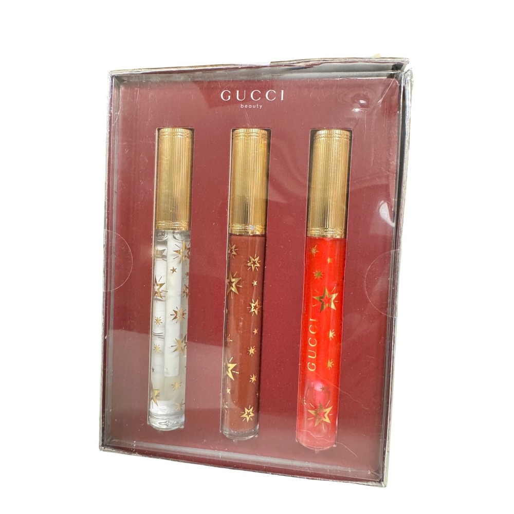 GUCCI Beauty Gloss a Levres Plumping Lip Gloss Trio‎ Set